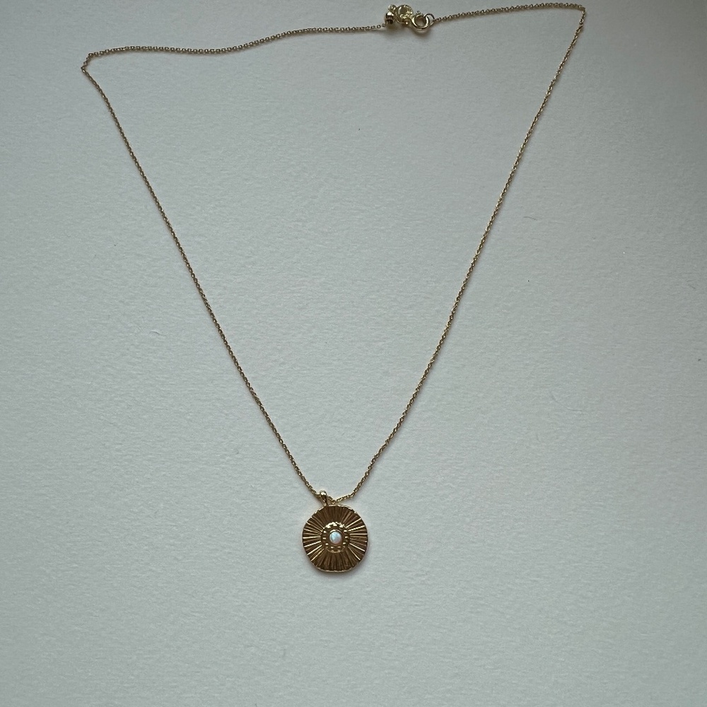 Gorjana Sun Burst Pendant Necklace